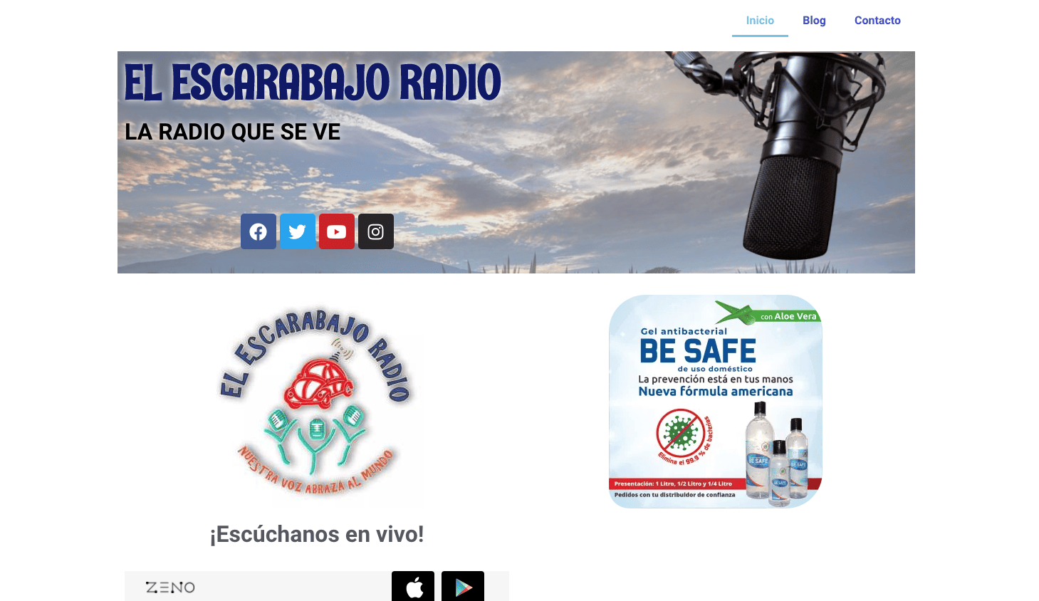 Pagina de el escarabajo radio