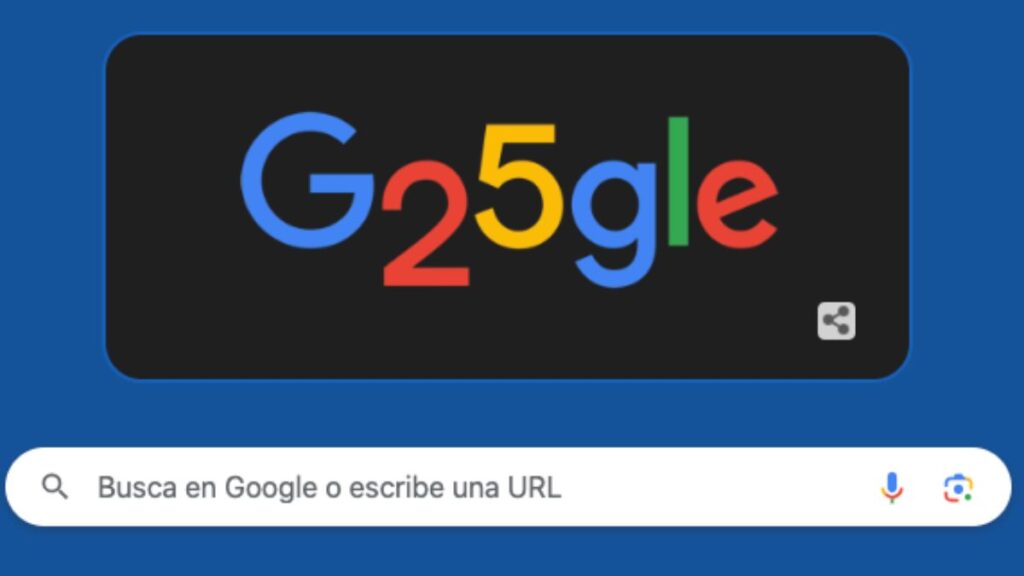 25 aniversario de google