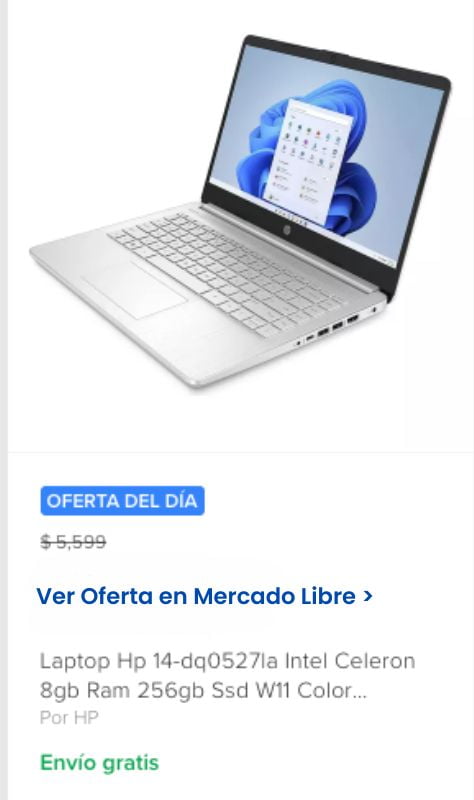 laptop economica mercado libre